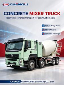 Camión Mezclador de Cemento Eléctrico Sinotruk HOWO con Tambor de 8 Metros Cúbicos, Vehículo de Construcción Eléctrico Puro de 410kw en Venta - Product Image 1