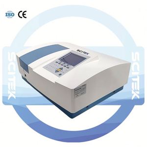 Instrumento de laboratorio de espectrofotómetro de doble haz SCITEK Uv Vis utilizado en medicina - Product Image 1