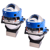 SANVI L90 Phare à lentille de projecteur laser bi-LED de 3 pouces 50W 6000K 6000 lm Super lumineux Nouveau 12V Adaptation universelle