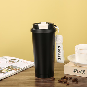 Vaso Térmico de Acero Inoxidable 304, Botella de Agua Aislada, Taza de Doble Pared para Bebidas, Taza de Café Portátil, Termo para Auto - Product Image 3