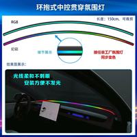 Lumière ambiante LED universelle pour tableau de bord de voiture, alimentée par USB, synchronisation musicale, bande lumineuse décorative RGB