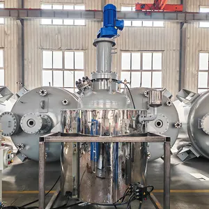 Reator químico de alta pressão para a indústria de aço inoxidável ASME PED 1000L, para produção de novos materiais, controle PID