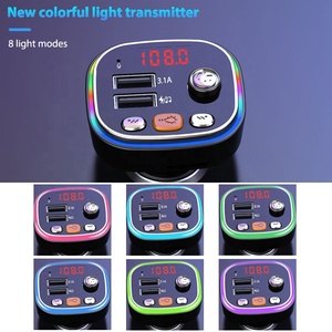 Encendedor de cigarrillos <span class=keywords><strong>ABS</strong></span>, luces coloridas, compatible con disco U, tarjeta SD, juego, Bluetooth, manos libres, OEM multifuncional, 7 colores - Product Image 2