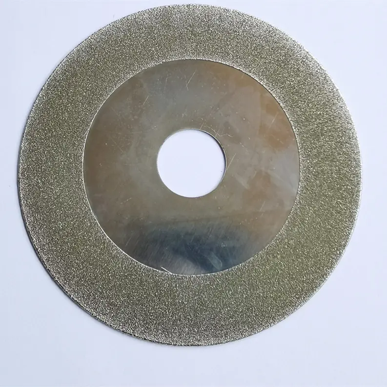 Лидер продаж, ультратонкий 4-дюймовый алмазный пильный диск для шлифования и резки стекла, лезвие для резки стекла с гальваническим покрытием