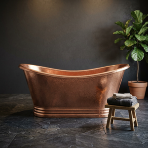 Baignoire autoportante en cuivre, ovale, pour spa à domicile et salle de bain - Product Image 2