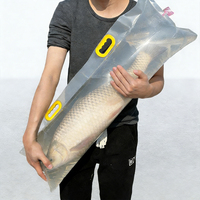 Sac à fermeture éclair pour l'emballage de poissons vivants épaissi, sac à oxygène en plastique BOPA/CPP, grande taille, accessoires de mode, origine CN ZHE
