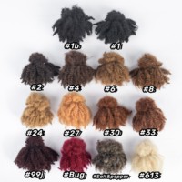 Estensioni per Capelli Afro Kinky in Offerta, Facili da Intrecciare, Pre-Stirate, Vendita all'Ingrosso, Trecce Expression per Uncinetto