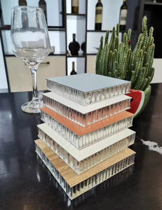 Panel de panal de aluminio personalizado directo de fábrica, placa de metal de panel sándwich compuesto de 25mm 30mm 50mm - Product Image 1