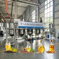 Usine de raffinage d'huile comestible à petite échelle pour huile de palme, de tournesol, de soja et d'arachide