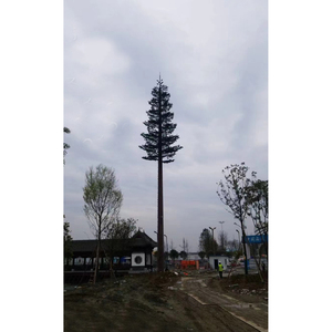 Cột Tháp 20 25 30 35 40 42 45 48 50 52 55 M Cột Tháp Đơn Cây Thông Viễn Thông Bằng Sắt Ngụy Trang - Product Image 6