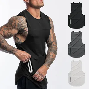 Canotta da palestra per Fitness di buona qualità abbigliamento sportivo all'ingrosso gilet Slim Fit da corsa t-shirt senza maniche vuote