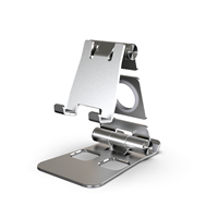 Support pliable 3-en-1 en aluminium pour smartphones, tablettes et montres, support de bureau multi-angles, étanche, pour intérieur