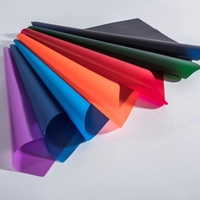 Film protecteur translucide bleu souple en TPU pour la manipulation et l'installation de la fabrication de verre avec options de logo imprimé personnalisé