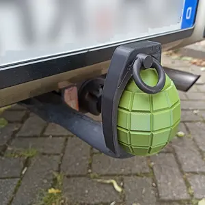 Barra de remolque Universal de 55MM, tapa de <span class=keywords><strong>Granada</strong></span>, cubierta de <span class=keywords><strong>Granada</strong></span> de remolque, tapa de barra de remolque, enganche de remolque, protección de <span class=keywords><strong>Granada</strong></span>, accesorios para automóviles - Product Image 2