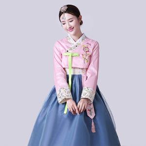 Vestido Hanbok Coreano para Mujer, Traje Tradicional Antiguo para Danza Escénica, Vestido <span class=keywords><strong>de</strong></span> <span class=keywords><strong>Palacio</strong></span> Coreano para Boda, Ropa <span class=keywords><strong>de</strong></span> Danza Nacional - Product Image 1