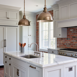 18 שנים foshan מפעל ייצוא קנדה ארונות מטבח מותאם אישית עיצוב שייקר לכה לאי מטבח עבור פרויקט - Product Image 5