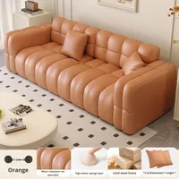 Ensemble de canapé-lit design moderne en tissu, canapé paresseux pour salon - Meubles pouf compressés