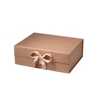 Boîte aux lettres d'emballage en papier cadeau d'abonnement en carton pliant de couleur personnalisée avec filiforme