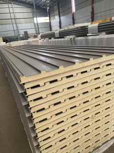 Panel de Techo de Diseño Moderno, <span class=keywords><strong>Teja</strong></span> de Poliuretano y Espuma de Aluminio Económica para Exteriores, Edificios de Hoteles, Cobertizos, Material de Acero - Product Image 6