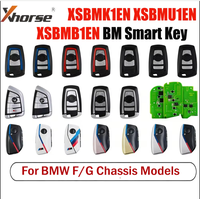 Llave Inteligente Universal VVDI XHORSE XM38 Serie BM, Llave Remota XSBMB1EN XSBMU1EN XSBMK1EN PCB con Carcasa para Todos los Modelos BMW con Chasis F/G