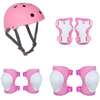 Lot de 6/7 protections de genoux et coudes lumineuses à LED pour moto – Équipement de protection complet