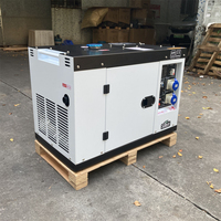 Groupe Électrogène Diesel Type Silencieux 8 Kw 10 KVA Perkins Weichai USA Cummins Ricardo Refroidi par Air SL-P10GS 380/220V Faible Bruit