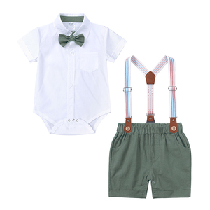 Kids Tales Kleinkind Jungen Kleidungsset Lässige Baumwoll-Outfits Neugeborenen Bekleidungssets Sommer-Anzüge für Säuglinge Festliche Kleidung - Product Image 5