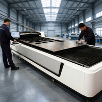 Machine de découpe laser fibre CNC haute vitesse 1500W/2000W/6000W à bas prix avec source laser Raycus IPG et refroidissement par eau