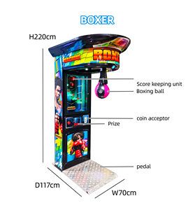 Máquina de Boxeo Arcade Operada con Monedas Leon, Versión con Premios, 1 Jugador, Equipo de Entretenimiento para Interiores, 1 Año de Garantía, Soporte en Inglés - Product Image 3