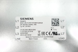 6SL3000-0BE25-5DA0 ตัวกรองสายไฟ 380-480v-ac 105a PLC - Product Image 3