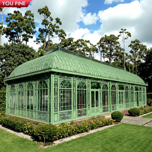 YOUFINE Grand gazebo en fer, château, serre, structure pour manoirs et jardins - Product Image 1