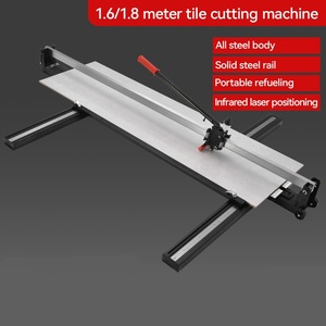 Coupe-carreaux manuel tout acier 1,6 m 1,8 m, machine de découpe de carreaux grand format avec positionnement laser infrarouge - Product Image 5