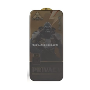 Pellicola Protettiva in Vetro Temperato ESD OG Black Kingkong 9H Privacy Anti-Polvere Statica 2.5D per <span class=keywords><strong>iPhone</strong></span> 17 16 15 14 13 12 Plus Pro Max - Product Image 1