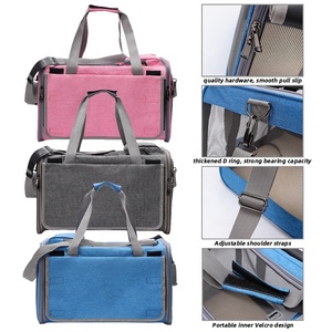 Caisse de transport pour Animal de compagnie, cadre en acier pliable, amovible, Portable, de voyage, pour chat et chien, résiste à l'eau - Product Image 5