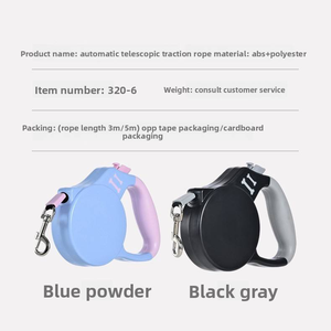 Bestseller Luxury Personalized Modern Cartoon Solid Dog Leash LED <b>Lighting</b> Auto-Extendable Retractable ABS Material Outdoor - Product Image 6