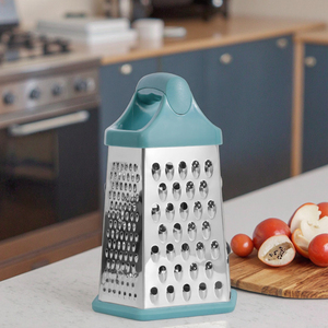 Râpe de cuisine en acier inoxydable <span class=keywords><strong>XL</strong></span>-6-in-1 multi-fonction côté coupe-fromage et légumes manuel - Product Image 1