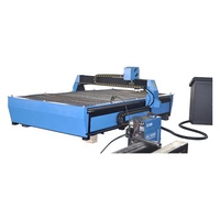 Tanque de agua, cortador de metal de pantalla grande, máquinas de corte de acero dulce de plasma cnc
