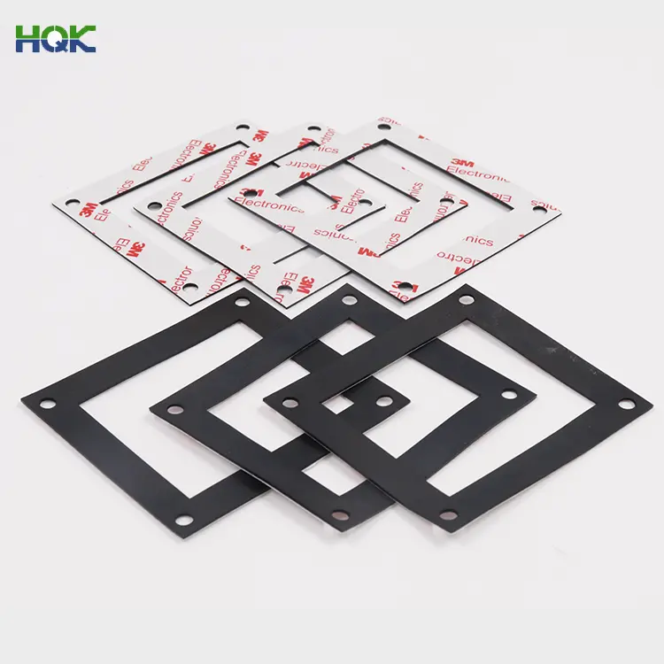 Dongguan Factory Supply High Quality 3M Adhesive Backed Rubber Silicone Gasket