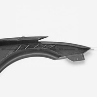 Aile avant en fibre de carbone EPR pour GT-R (R35) 2007-2013 – Ajustement original, style TS, design ventilé, garantie incluse, neuf