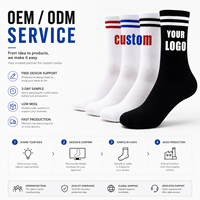 Chaussettes personnalisées en gros OEM ODM, chaussettes en coton à logo personnalisé, chaussettes de sport pour hommes