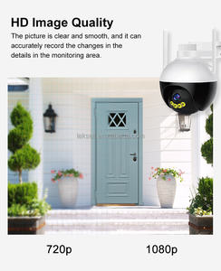 Leksell กล้องวงจรปิด3MP กลางแจ้งระบบรักษาความปลอดภัยแบบโดม, กล้องสองทางสีภาพกลางคืน10x ดิจิตอลซูม PTZ ไมค์ในตัว - Product Image 3