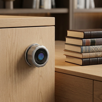 Serrure de porte, de tiroir et d'armoire sans clé en alliage d'aluminium avec empreinte digitale intelligente Tuya, connectivité cloud, sécurité domestique et pour enfants