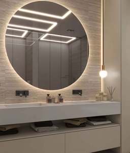 Mueble de Baño Flotante Individual Gris Moderno y Minimalista para Apartamentos Pequeños - Product Image 2