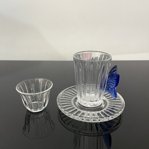 Ecológico, 18 piezas, impreso personalizado, Árabe-Tukish, Espresso, taza de <span class=keywords><strong>cristal</strong></span> transparente para café, <span class=keywords><strong>Cava</strong></span>, taza de té, Juego de platillos - Product Image 5