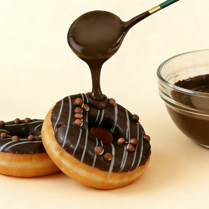 Ingredientes para Decoración de Pastelería, Glaseado para Donuts Listo para Usar, Sabor Chocolate, Recubrimiento Crujiente de Chocolate - Product Image 2