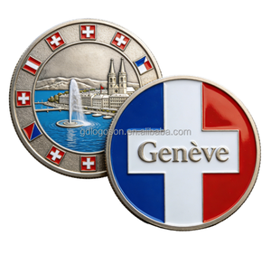 Pièce de collection en argent avec emblème et carte de la Croatie, médaille commémorative en métal, pièces de souvenir double face - Product Image 5
