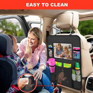 Organisateur de coffre de voiture pliable multifonctionnel en tissu Oxford et sac de rangement suspendu pour siège arrière, best-seller - Product Image 3