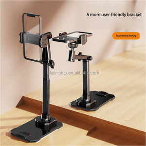 Phổ nhà máy tính để bàn kim loại điện thoại di động núi chủ <span class=keywords><strong>360</strong></span> độ xoay xoay có thể gập lại có thể điều chỉnh kẹp cho bảng bàn sử dụng - Product Image 2