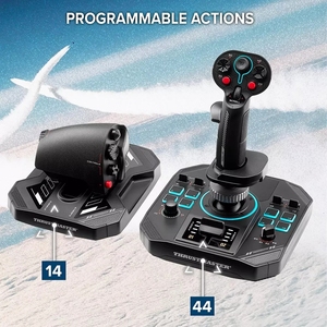 Thrustmaster Flight Joystick SOL-R4 Throttle + Set Compatible With <b>PC</b> Simulation Air Combat Game <b>Sticks</b> SOL-R 4 SOL-R 4 - Product Image 2