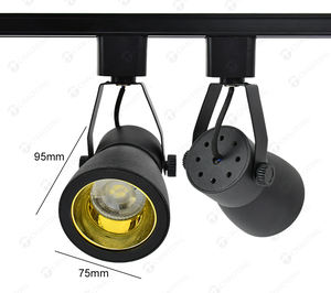 Sistema de riel comercial empotrado, <span class=keywords><strong>foco</strong></span> ajustable de superficie de techo Cob <span class=keywords><strong>Mr16</strong></span> Gu10, accesorios de <span class=keywords><strong>foco</strong></span>, carcasa de luz de pista Led - Product Image 2